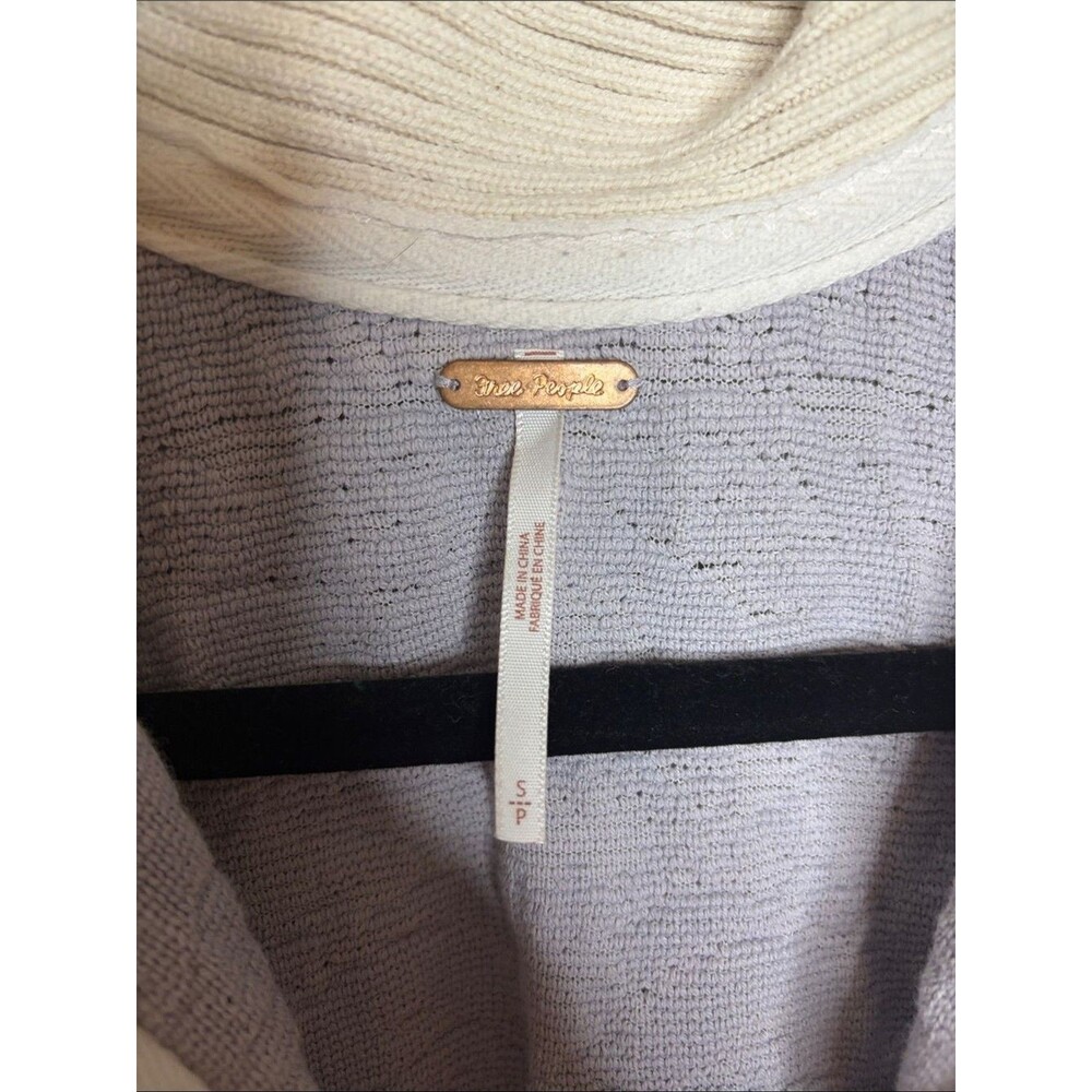 Free People Sunrise Polo Henley Pullover Sweater Size Small - Picture 3 of 5